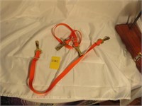 Nylon Blanket Leg Strap Set Orange