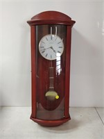 Forestville quartz clock with pendulum