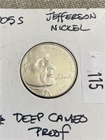 2005s Jefferson Nickel, Deep Cameo Proof
