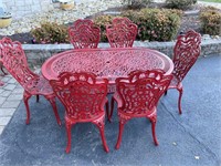 Stunning - Vintage Aluminum Outdoor Dining Set