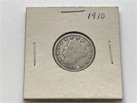 Liberty Head V Nickel 1910