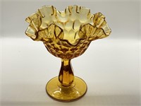 Large Stemmed Compote with Scalloped Edge