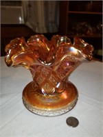 VINTAGE CARNIVAL GLASS  BOWL - GREAT CONDITION