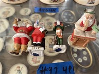 L - Norman Rockwell Holiday Ornament Lot