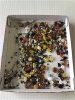 Box of Vintage Glass Beads