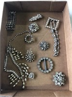 Collection of reinstone Jewlery