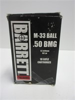 50 BMG, BARRETT 661 Grain, 10 Rounds