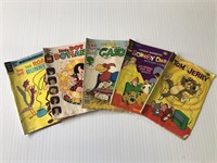 5 Vintage 1960s Comic Books.