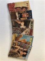 6 Vintage Playboy Magazines