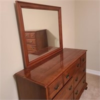 Kling Solid Cherry Dresser w/ Mirror