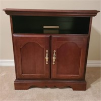 Modern Swivel Top Cabinet Console