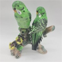 Vintage Parakeet Ceramic Miniature