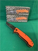 2 orange knifes
