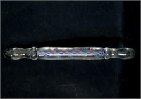 Hand Blown Art Glass antique Rolling Pin