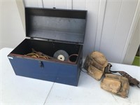 Large Metal Toolbox and Contents