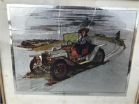 Vintage Louzier Meadowbrook Racebout 1909 Print