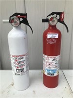 2 Charged Fire Extinguishers