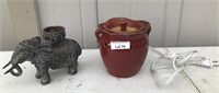 Candle Warmer and Elephant
