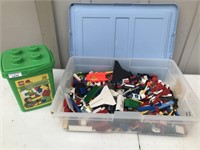 Large Lot of Legos and Storage Container