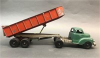 Hubley Kiddie Toy Truck & Trailer