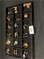 CUFFLINKS AND DISPLAY