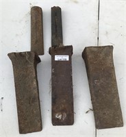 Lot of Large Metal Wedges