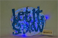 "let it snow" light up sign