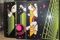 Large Lot of Bowling Alley Panels