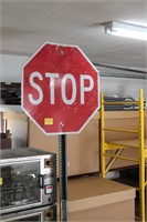 Stop Sign on Stand