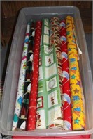 SELECTION OF WRAPPING PAPER AND TOTE