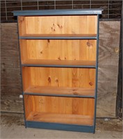 Painted Wood Bookshelf