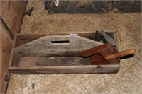 Old Toolbox & Wooden Scoop