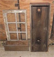 Window Planter & Wooden Box
