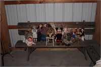 Large Lot of Dolls