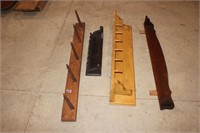 4 Wooden Shelves