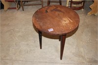 Small Round Wooden Side Table