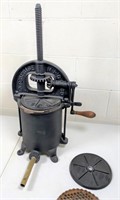 Enterprise lard press/ sausage stuffer/fruit press