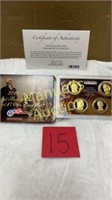 2010 US PRESIDENTIAL $1 PROOF COIN SET