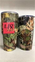 (2) CAMO INSULATED CUPS