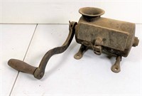CAST IRON MEAT GRINDER- Good cond.