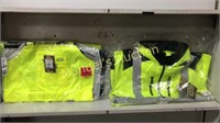 GRAVEL GEAR HIGH VISIBILITY OVERALLS/ WORK JACKET