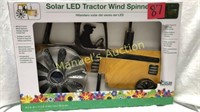 SOLAR LED TRACTOR WIND SPINNER