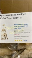 66” CAT TREE-SKYSCRAPER SLEEP AND PLAY
