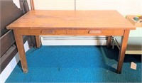 5ft antique wooden desk / table