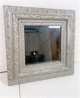 antique painted frame mirror