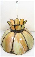 large antique stainglass lamp shade-nice!