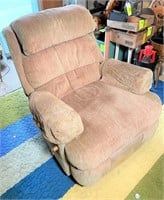 vintage recliner- clean, showing some wear