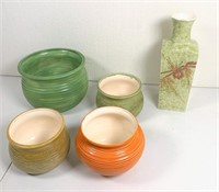 vintage ceramic planters