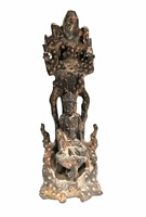 Chinese Bronze Buddha Figure of Guanyin