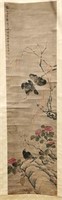 Chinese Painting Scroll of Birds